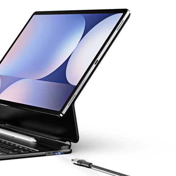 Etui z klawiaturą Bluetooth do Samsung Galaxy Tab S11 Ultra Dux Ducis, czarne