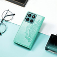 Etui z klapką do Motorola Edge 60 / 60 Fusion, Mandala, zielone