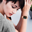 Bransoleta z Diamentami do Huawei Watch Fit 4 / 4 Pro / 3, Różowa rose gold