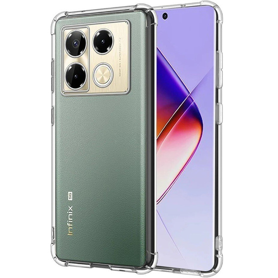 Etui do Infinix Note 40 Pro, Dropproof, przezroczyste