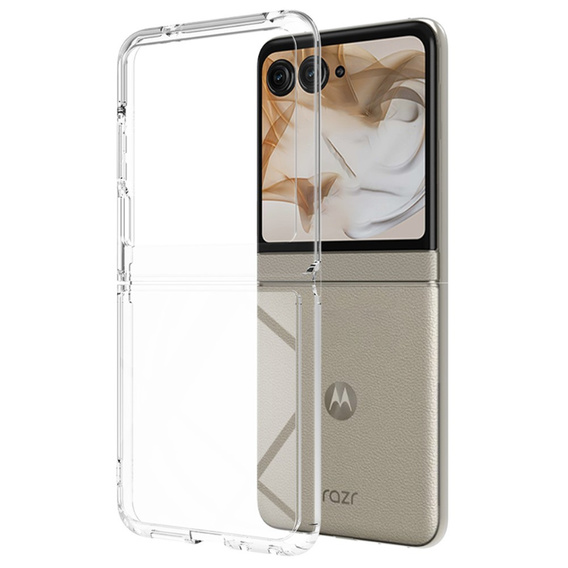 Etui do Motorola Razr 50 5G / Razr 60 5G, Fusion Hybrid, przezroczyste