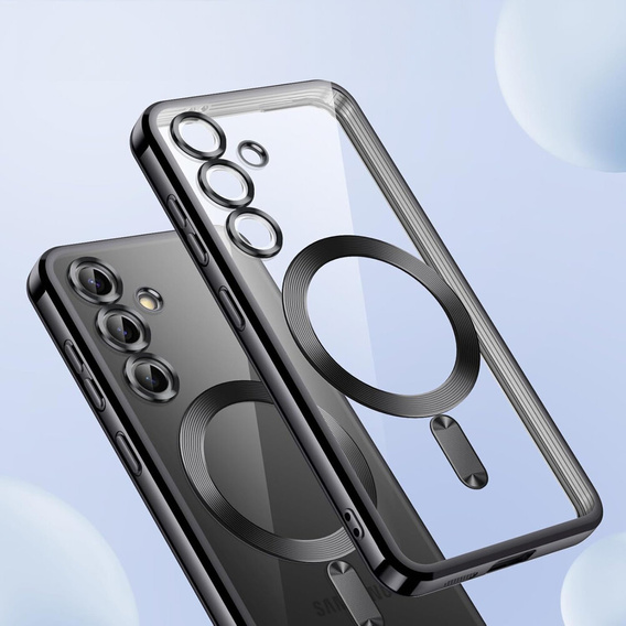 Etui do Samsung Galaxy A16 / A16 5G, Electro MagSafe, czarne + Szkło na ekran