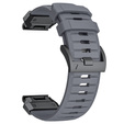 Pasek Silikonowy QuickFit do Garmin Fenix 22mm, Szary