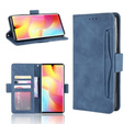 Etui z klapką do Xiaomi Mi Note 10 Lite, Card Slot, niebieskie