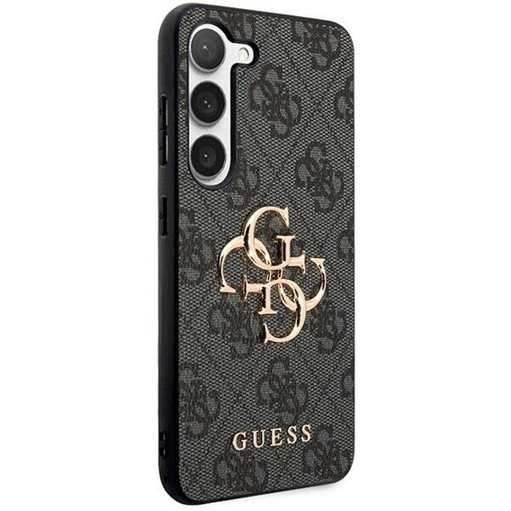 Etui GUESS do Samsung Galaxy S24, 4G Big Metal Logo, szare