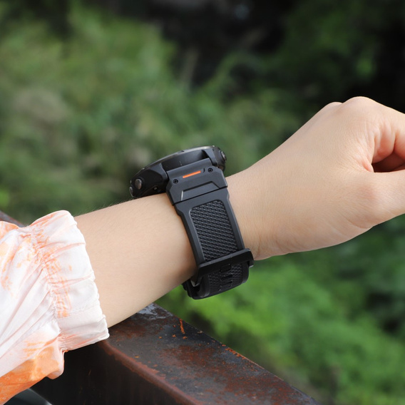 Pasek Silikonowy QuickFit do Garmin Fenix 22mm, Czarny