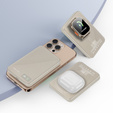 Blavec Power Bank 10000mAh BJ-04 Slim 13,5mm - Typ C - 22,5W, MagSafe 3 w 1 - złoty szklany