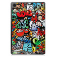 Etui do Samsung Galaxy Tab A11+/A9+, Smartcase, Graffiti