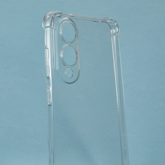 Etui ze smyczą do Samsung Galaxy S25 Edge, przezroczyste