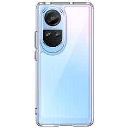 Etui do Oppo Reno 10 / 10 Pro, Fusion Hybrid, przezroczyste