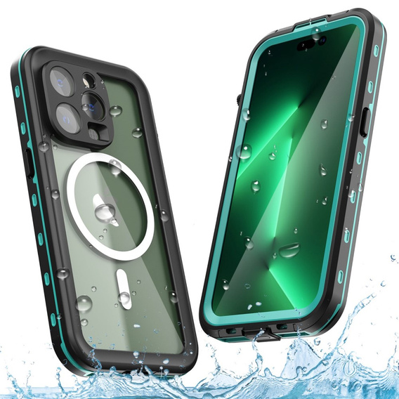 Etui Redpepper Dot+ do iPhone 14 Pro, Wodoszczelne, Blue