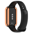 2w1 Etui z Osłoną do Xiaomi Redmi Smart Band 2 / Xiaomi Smart Mi Band 8 Active, Różowe złoto