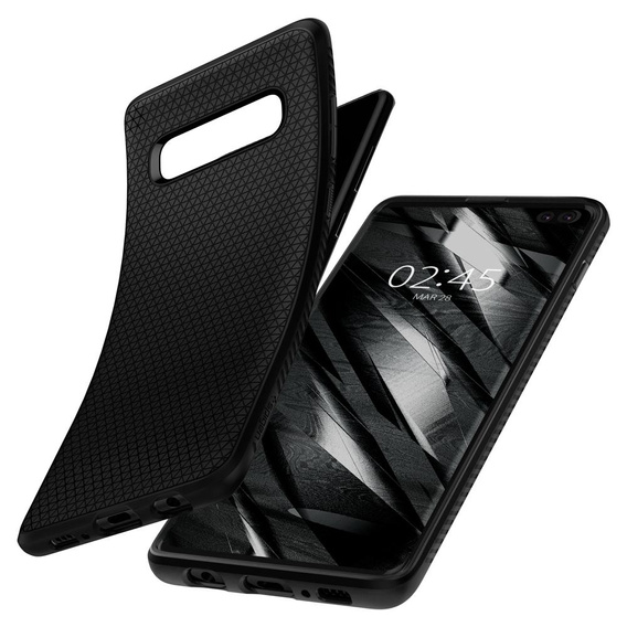Etui Spigen do Samsung Galaxy S10+ Plus, Liquid Air, czarne