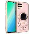 Etui do Samsung Galaxy A22 4G, Astronaut, różowe rose gold