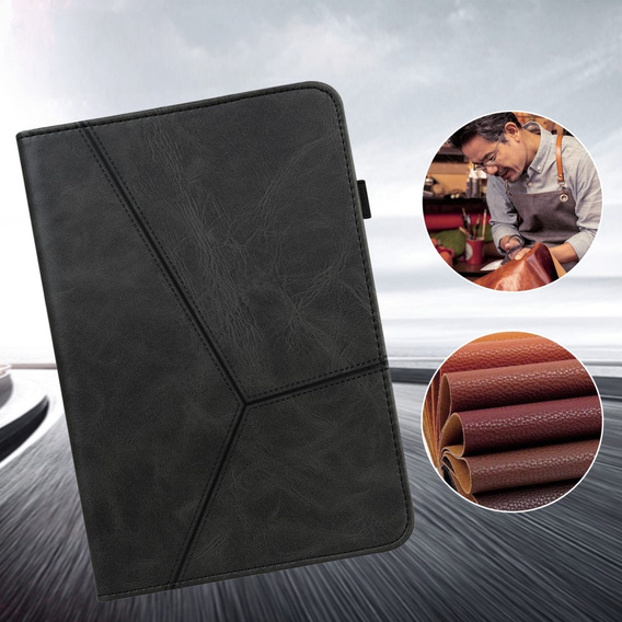 Etui do Samsung Galaxy Tab S9 / S9 FE / S10 FE, Classic, z miejscem na rysik, czarne