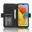 Etui z klapką do Samsung Galaxy M34, Card Slot, czarne