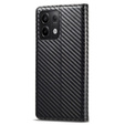 Etui z klapką do Xiaomi Redmi Note 13 Pro 4G, Carbon LC.IMEEKE, czarne