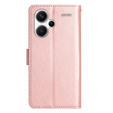 Etui z klapką do Xiaomi Redmi Note 13 Pro+, Butterfly, różowe rose gold