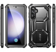 Pancerne Etui Supcase i-Blason Armorbox SP do Galaxy S24 FE, z klipsem i podstawką, czarne