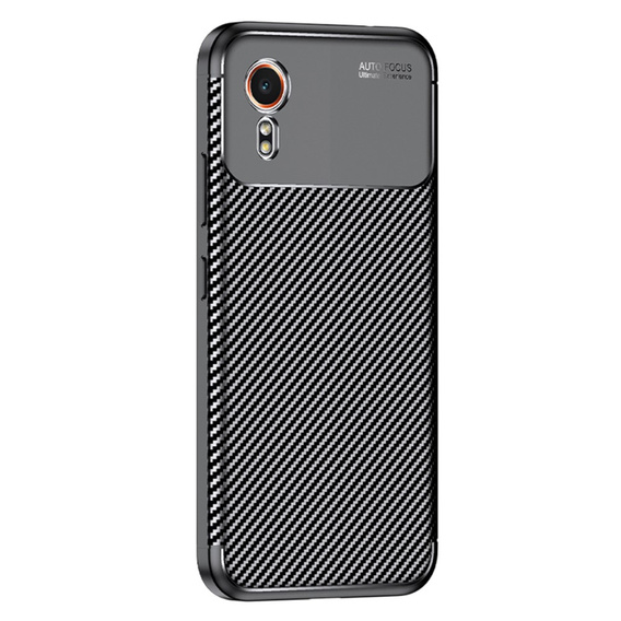 Etui do Samsung Galaxy Xcover 7, Carbon Gel, czarne