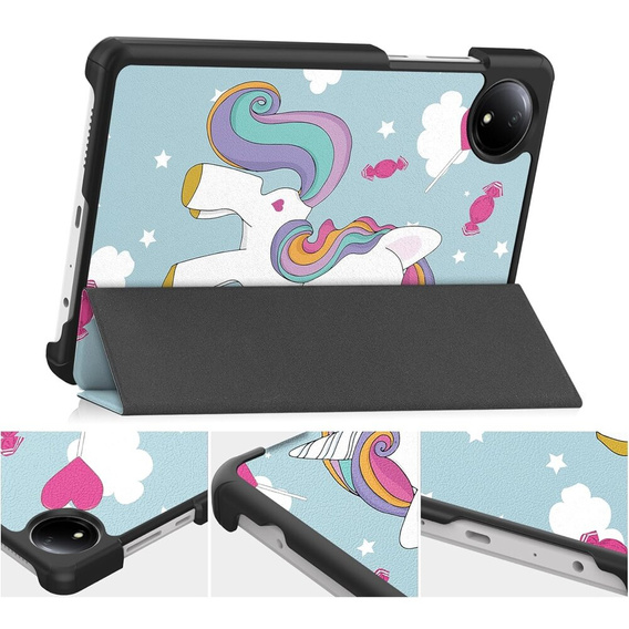 Etui do Xiaomi Redmi Pad SE 8.7", Smartcase, unicorn