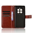 Etui z klapką do Realme 12 Pro 5G / 12 Pro+ 5G, Crazy Horse Wallet, brązowe