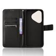 Etui z klapką do Huawei Pura 70, Wallet Smart Magnet, czarne