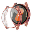 2w1 Etui z Osłoną na Ekran do Samsung Galaxy Watch 7 44mm, Różowe złoto