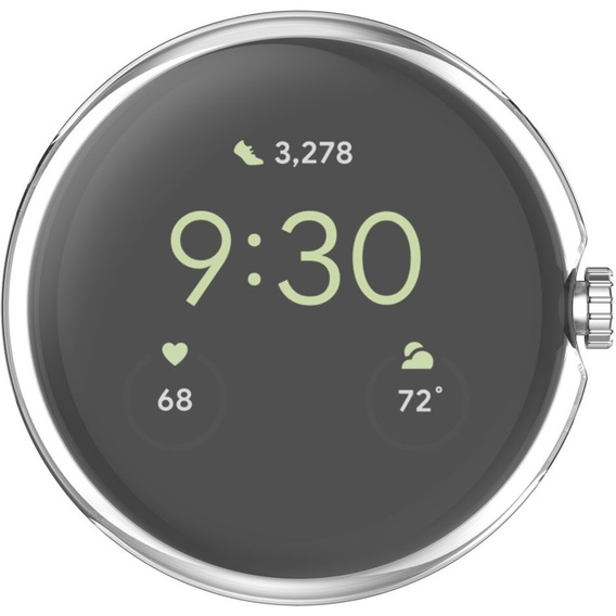 Etui z osłoną na ekran do Google Pixel Watch, Przezroczyste
