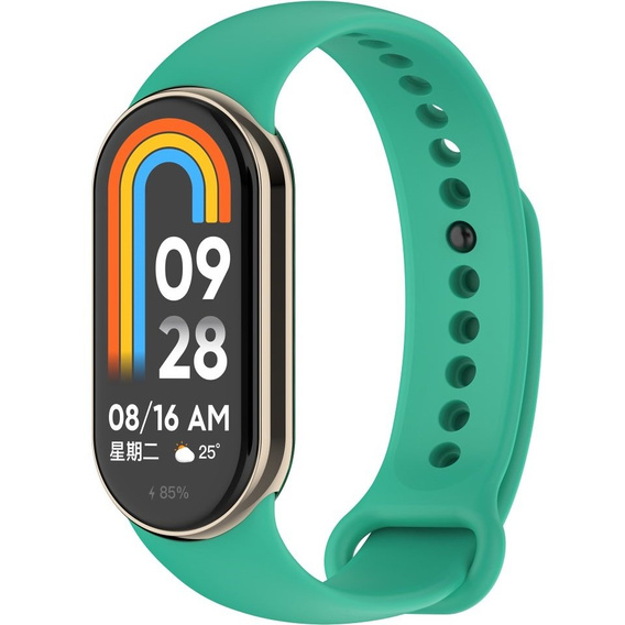 Pasek Silikonowy do Xiaomi Smart Band 10 / 9 / 8, Zielony