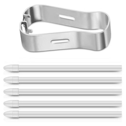 Wymienne końcówki / wkłady do rysika Samsung S Pen, 5 sztuk, białe