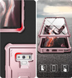Etui pancerne do Samsung Galaxy Note 9, Dexnor Full Body, różowe rose gold