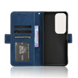 Etui z klapką do Vivo Y19s, Card Slot, granatowe