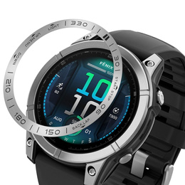 Nakładka Bezel Ring do Garmin Fenix 8 47mm, Srebrna