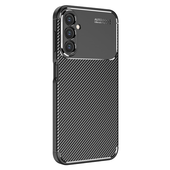 Etui do Samsung Galaxy A14 4G/5G, Carbon Gel, czarne