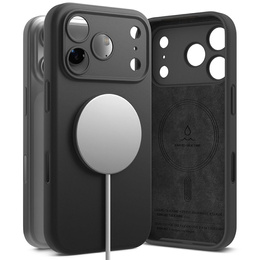 Etui Ringke do iPhone 17 Pro Max, Silicone Magnetic MagSafe, Black