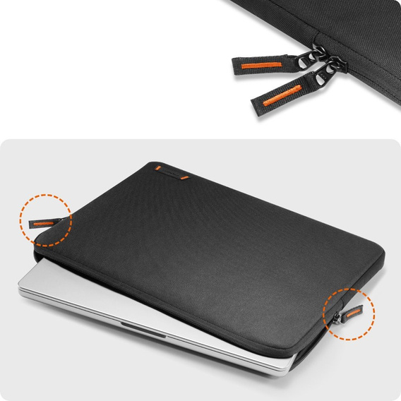 Spigen Etui na Laptop 13"-14", Basic Pouch, czarne