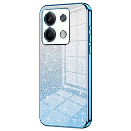 Etui do Xiaomi Redmi Note 13 5G, Glitter Case CamShield, niebieskie