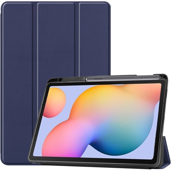 Etui do Samsung Galaxy Tab S6 Lite 10.4" 2020/2022/2024, z miejscem na rysik, granatowe