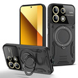 Etui pancerne do Xiaomi Redmi Note 13 Pro 4G / Xiaomi Redmi Note 14S / Xiaomi Poco M6 Pro 4G, CamShield MagSafe, czarne
