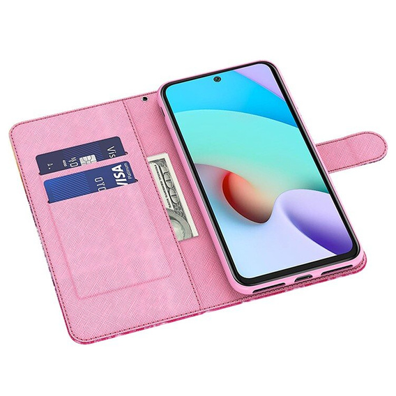 Etui z klapką do Xiaomi Redmi 13C / Poco C65, Wallet, Butterflies niebieskie