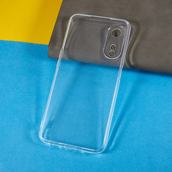 Etui cienkie do Oppo A78 5G, Slim, przezroczyste