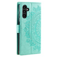 Etui z klapką do Samsung Galaxy A55 5G, Mandala, zielone