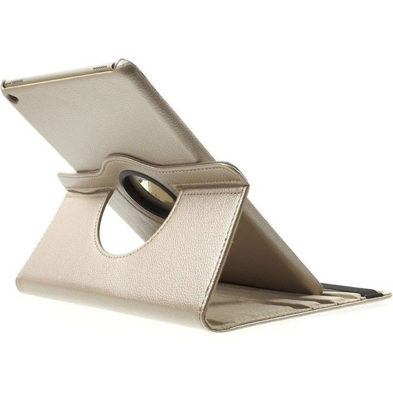 Etui do iPad Air 2 9.7" 2014, Obrotowe 360, Złote