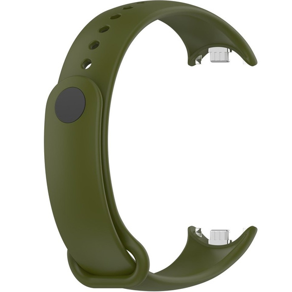 Pasek Silikonowy do Xiaomi Smart Band 10 / 9 / 8, Ciemnozielony