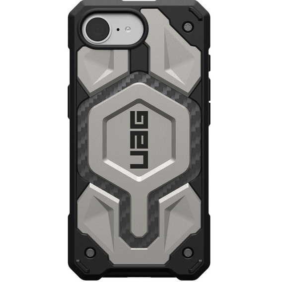 Etui Urban Armor Gear do iPhone 16e, Monarch Pro MagSafe, szare