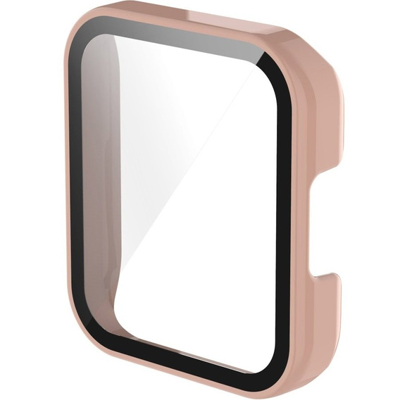 2w1 Etui + Szkło do Xiaomi Redmi Watch 2 Lite, Różowy