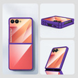 Etui do Samsung Galaxy Z Flip7, z błyszczącym wykończeniem - fioletowe