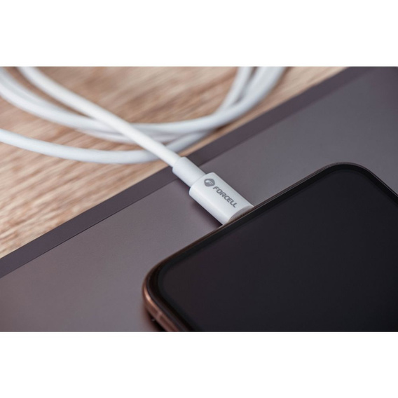 Kabel USB-C do USB-C Forcell F-Energy QC4.0 PD 5A 100W 2 m - biały