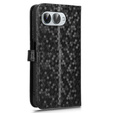 Etui z klapką do T Phone 3 5G, Wallet Rhombus, czarne